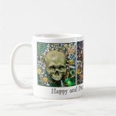 幸せで勇敢で聡明な コーヒーマグカップ (左)