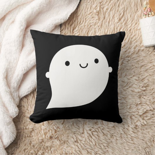 幸せで及び悲しい幽霊 クッション (ブランケット)