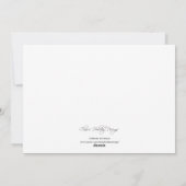 幸せで嬉しいメリー黒い シーズンカード (裏面)