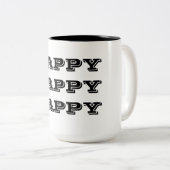 幸せで幸せな幸せ ツートーンマグカップ (正面右)