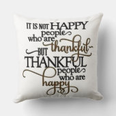 幸せで感謝して クッション (裏面)