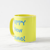 幸せで新しい家! マグカップ (正面左)