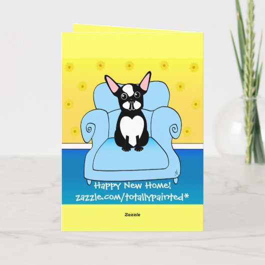 幸せで新しい家! 案内状 (裏面)