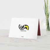 幸せで新しい年ヘビカード シーズンカード (裏面)