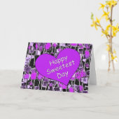 幸せで最も甘い日 カード (黄色い花)