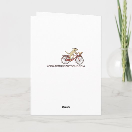 幸せで白いポメラニア犬犬のバレンタインデーカード シーズンカード (裏面)