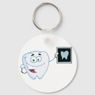 幸せで白い歯Keychain キーホルダー