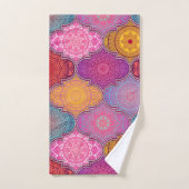 幸せで鮮やかな種族のボヘミアのBathタオル バスタオルセット (ハンドタオル)