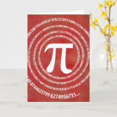 幸せで、不合理なPi日を過して下さい! カード (黄色い花)