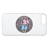 幸せで、悲しいマスクの漫画 Case-Mate iPhoneケース (裏面(横))