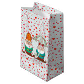 幸せで、気難しい格言 スモールペーパーバッグ (正面アングル)