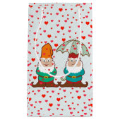 幸せで、気難しい格言 スモールペーパーバッグ (正面)