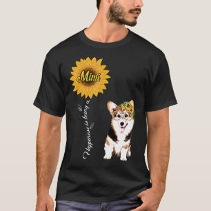 幸せとはコーギーのミミであること Tシャツ