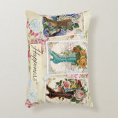 幸せとはステームパンクビクトリアンブーツ枕 アクセントクッション (正面(垂直))