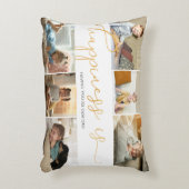 幸せとはパパ6モダンフォトコラージュ アクセントクッション (正面(垂直))