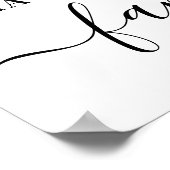 幸せとは家族このハート写真コラージュ ポスター (角)