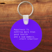 幸せとは引用文のキーチェーン キーホルダー (正面)