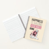 幸せとは爪、 ネイル ノートブック (内部)