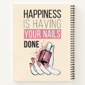幸せとは爪、 ネイル ノートブック (裏面)