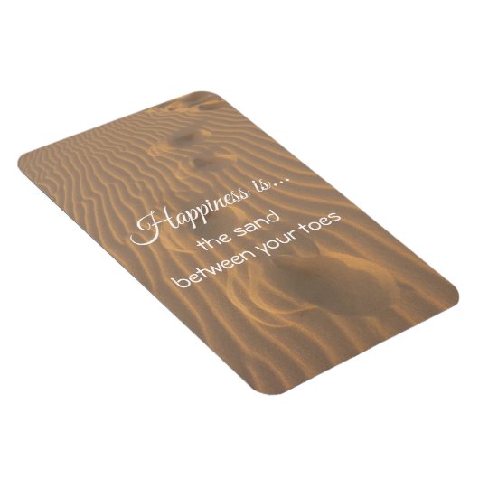 幸せとは砂の指の間の引用文 マグネット (右側)