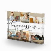 幸せとは私たちのパパ6の写真としてあなたを持っている フォトブロック (右)