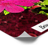 幸せとは花を咲かせることだ ポスター (角)