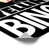 幸せとは…ビンゴを叫ぶ!ラッキーおもしろい ポスター (角)