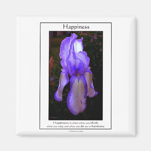 幸せとは… マグネット (正面)