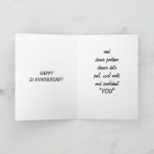 幸せとは、一生の友達と結婚することだ カード (内部)