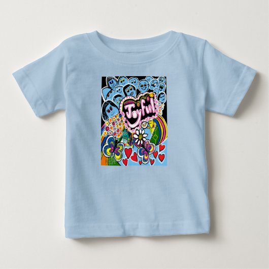 幸せと一体感を祝おう ベビーTシャツ (正面)