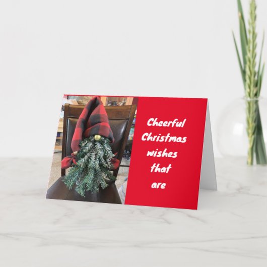 幸せと喜びに満ちた休日を過ごす シーズンカード (正面)