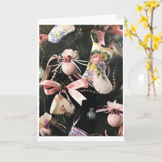 幸せと応援この美しい年の時間 カード (黄色い花)