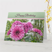 幸せと愛 – 誕生日カード カード (黄色い花)