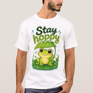 幸せなうさぎでいてね Tシャツ