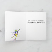 幸せなうるう年日 カード (内部)