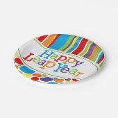 幸せなうるう年7"デザートプレート ペーパープレート (アングル)