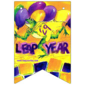 幸せなうるう日の旗 バンティングフラッグ (第1の旗)