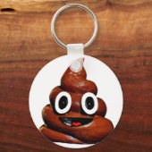 幸せなおもしろいウンチ キーホルダー (正面)