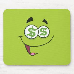 幸せなお金Emoji マウスパッド