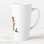 幸せなかわいいモロッコのバルガ - 伝統的な黄色 カフェラテマグ (右)