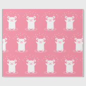 幸せなくまを祝うこと ラッピングペーパー (フラット)