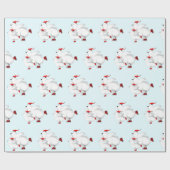 幸せなくま ラッピングペーパー (フラット)