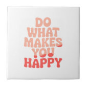 幸せなことをする タイル (正面)