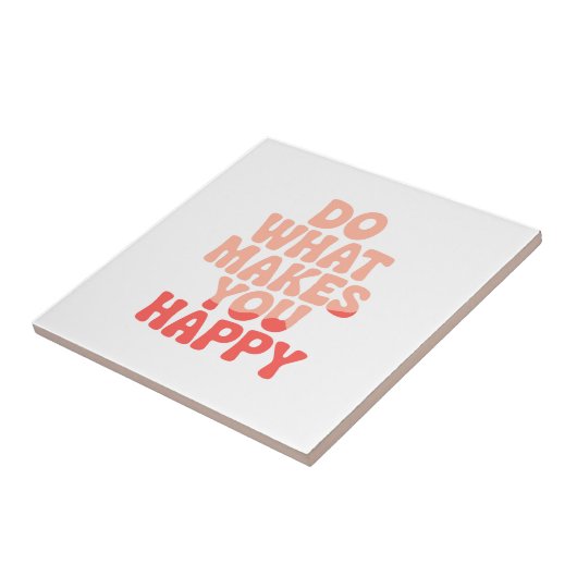 幸せなことをする タイル (側面)