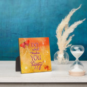 幸せなことをする フォトプラーク (インサイチュ)