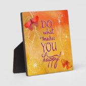 幸せなことをする フォトプラーク (正面)