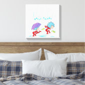 幸せなこと二つ キャンバスプリント (インサイチュ (寝室))