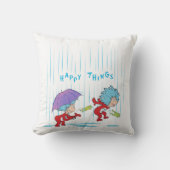 幸せなこと二つ クッション (正面)