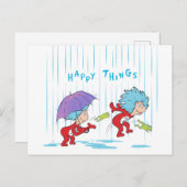 幸せなこと二つ ポストカード (正面/裏面)