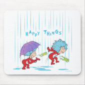 幸せなこと二つ マウスパッド (正面)